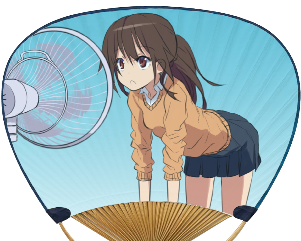 竹うちわ オリジナル印刷イメージ